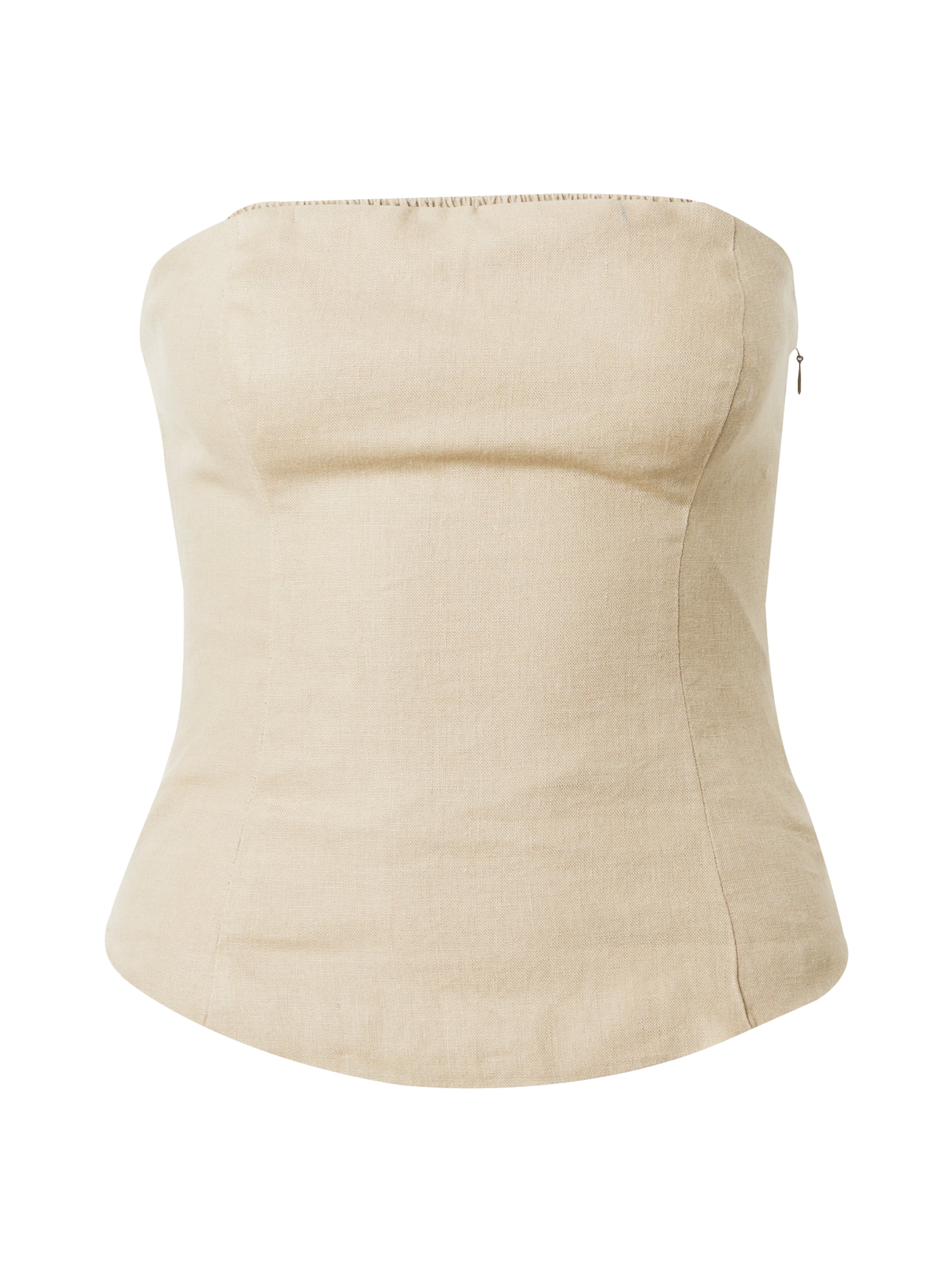 Top 'Saelynn' di Samsøe Samsøe in beige: frontale