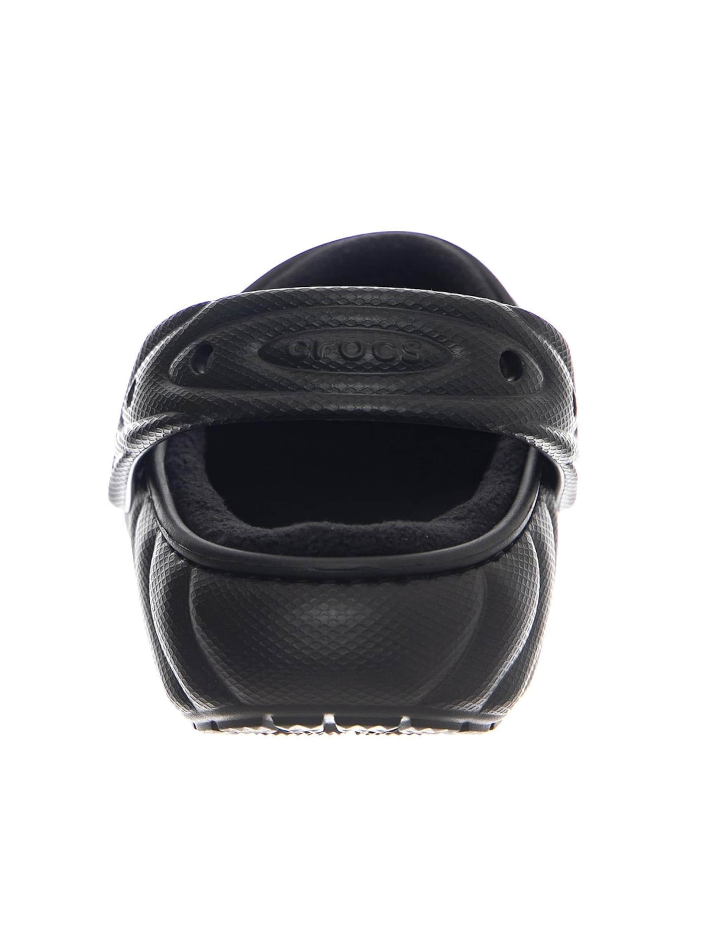 Crocs Chodaki 'Classic Lined Overpuff Clog BLK' w kolorze czarny
