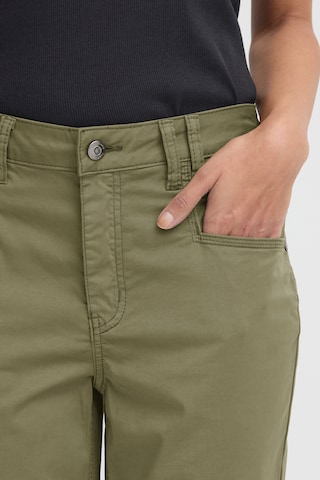 Pulz Regular Broek 'PZEVELYN' in Groen