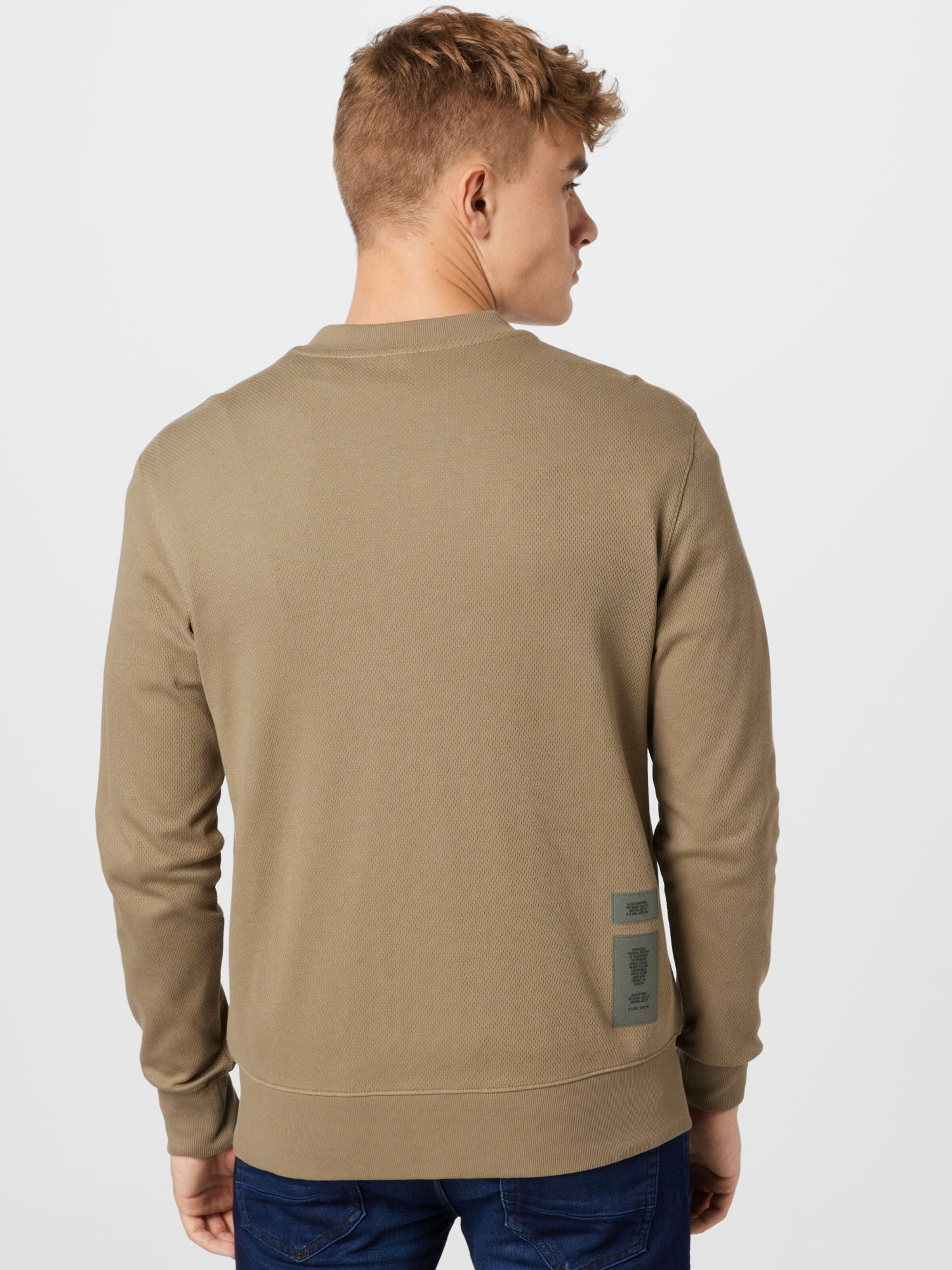 Männer Sweat G-Star RAW Sweatjacke 'Tweeter' in Beige - GU19988 Männer Sweat G-Star RAW Sweatjacke 'Tweeter' in Beige - GU19988
