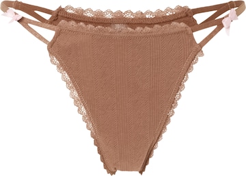 WILD LOVERS String 'THERESE' in Braun: Vorderseite