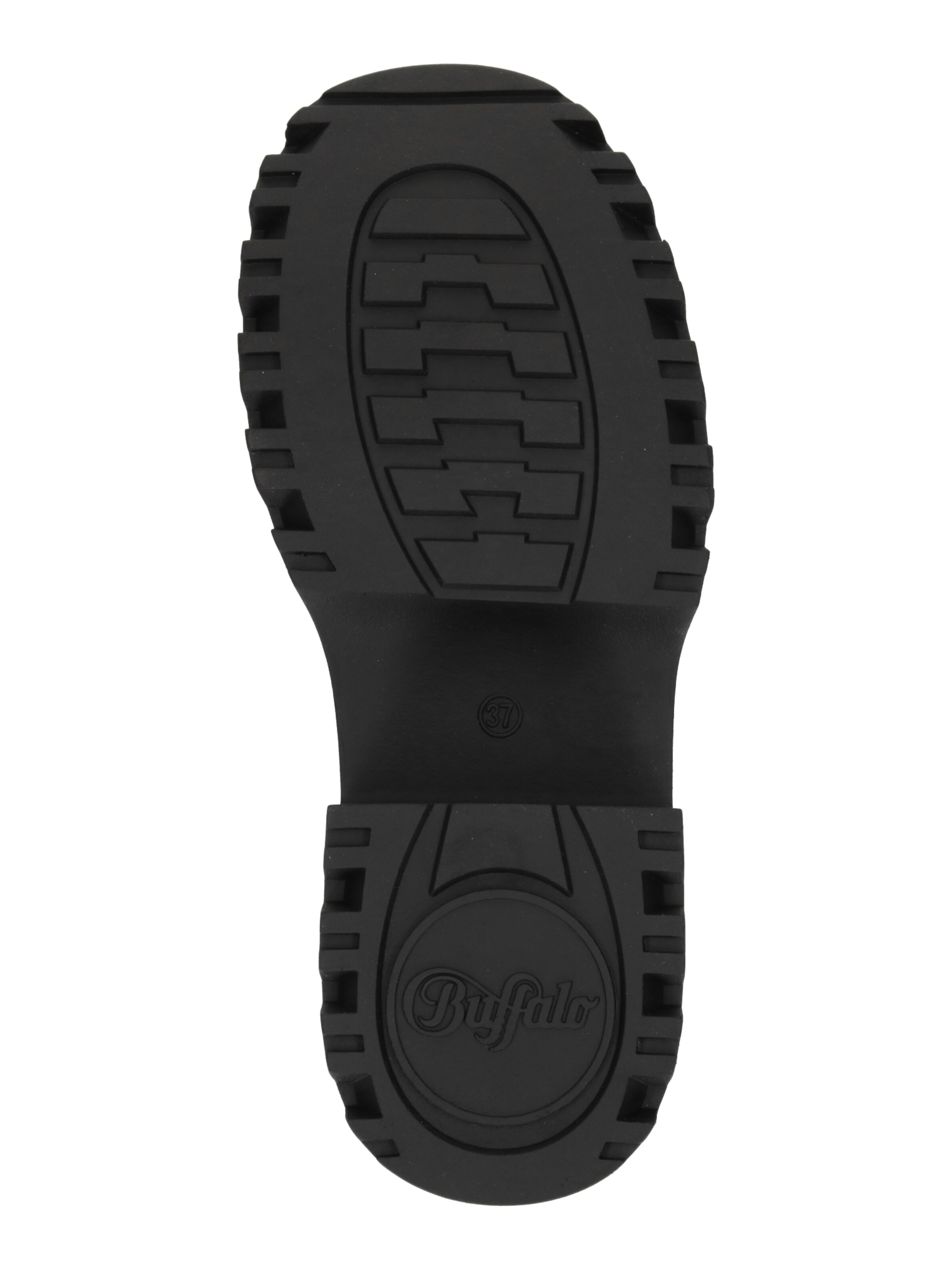 BUFFALO Enkellaarsjes 'Aspen' in Zwart