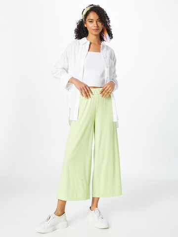 Monki Wide Leg Hose in Grün