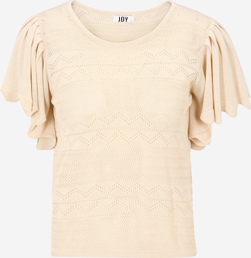 JDY Petite Sweater 'SOLIS DIANA' in Beige: front