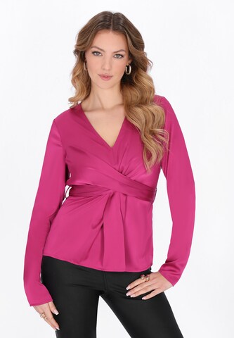 faina - Blusa en rosa: frente