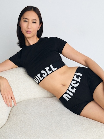 DIESEL - Camiseta en negro