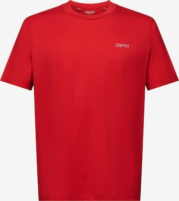 T-Shirt ESPRIT en rouge : devant