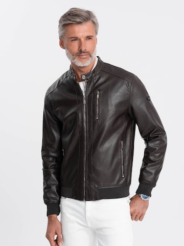 Veste mi-saison Ombre en marron : devant