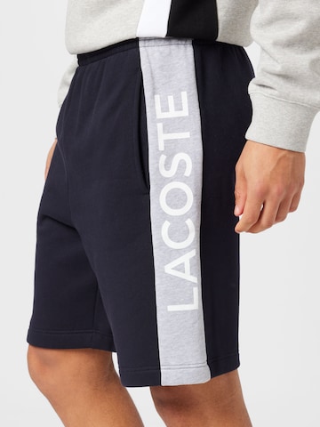 LACOSTE - regular Pantalón en azul