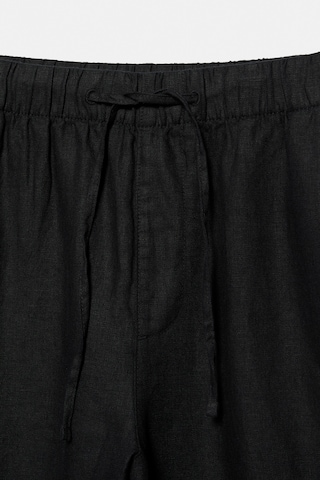 Pull&Bear Baggy Nadrág - fekete