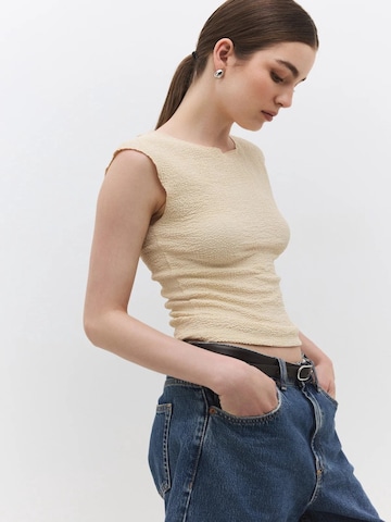 No Matter What Top in Beige
