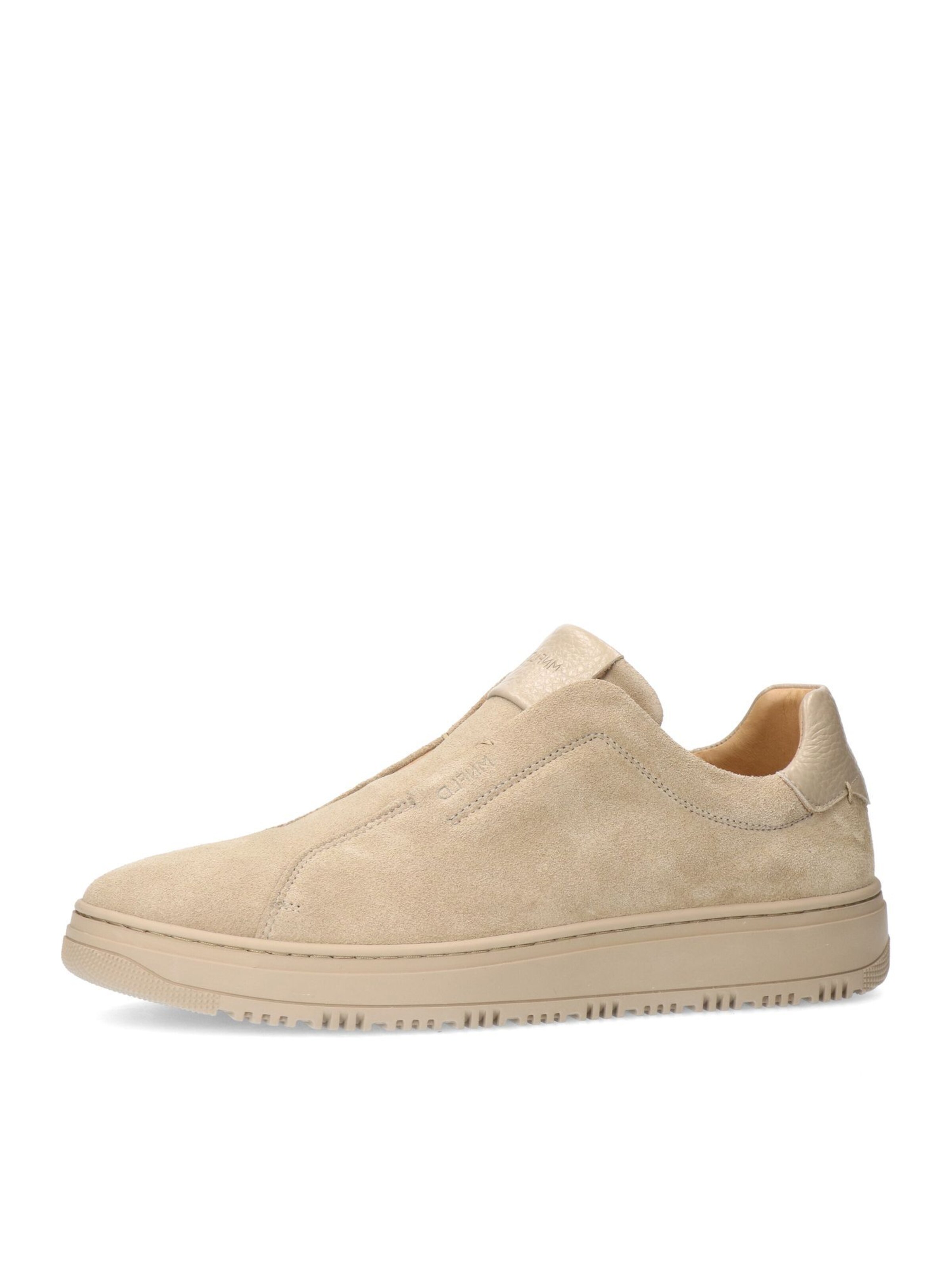 MANFIELD Slip-ons in Beige: voorkant