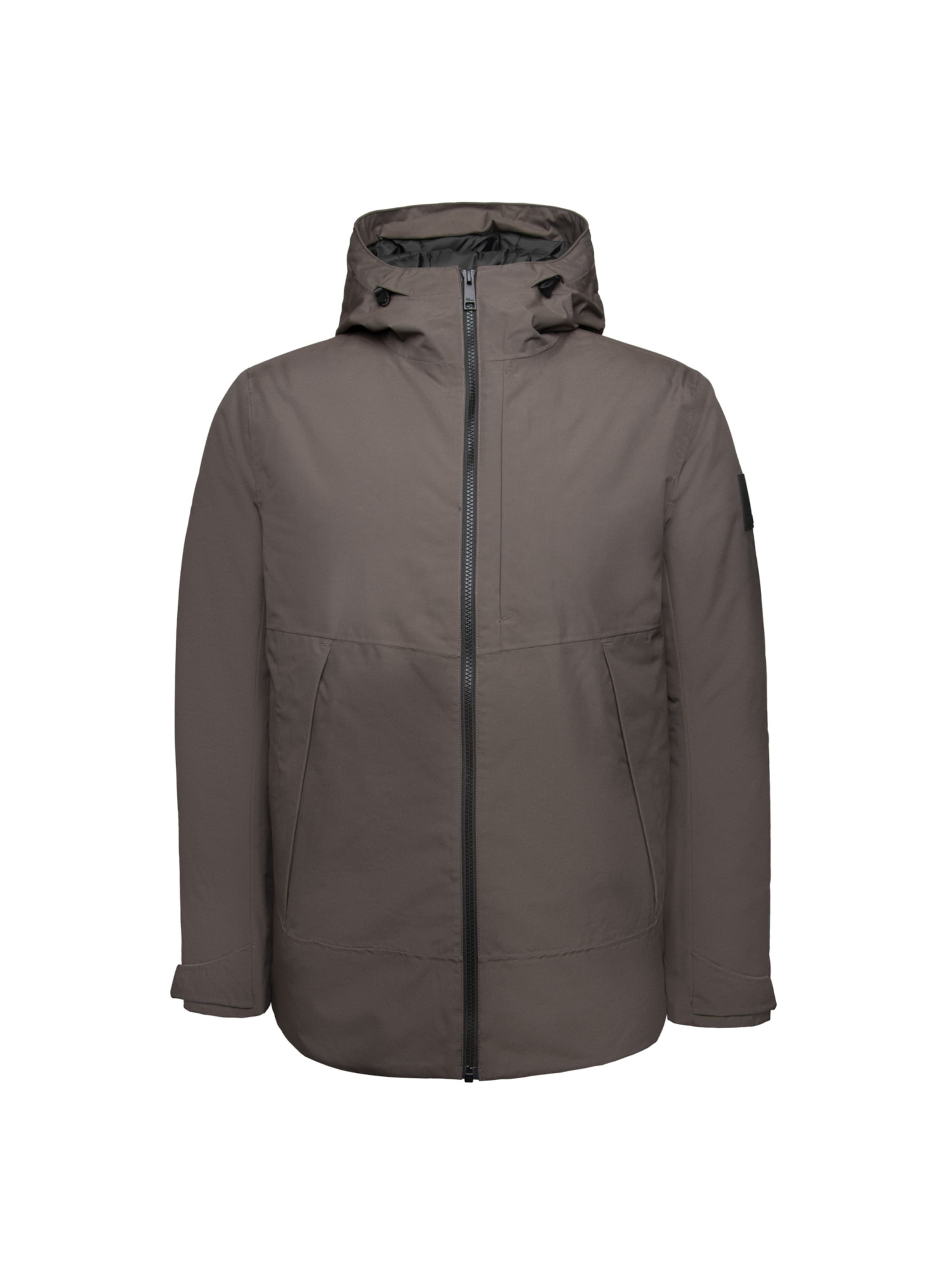 JACK WOLFSKIN Funktionsjacke 'Tempelhof' in Grau: Vorderseite