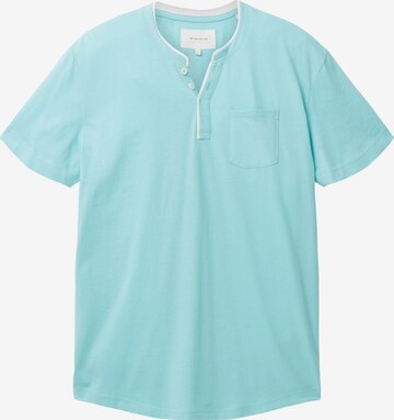 TOM TAILOR Shirt 'Serafino' in Blue: front