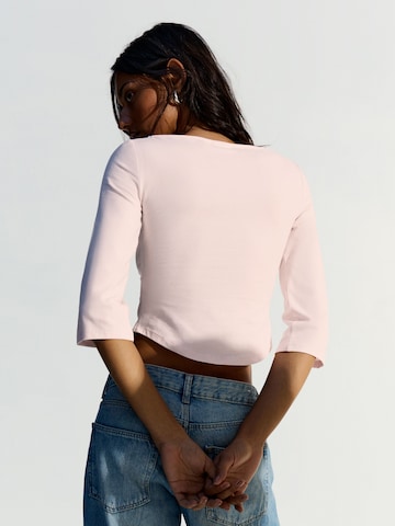 Bershka Póló - rózsaszín