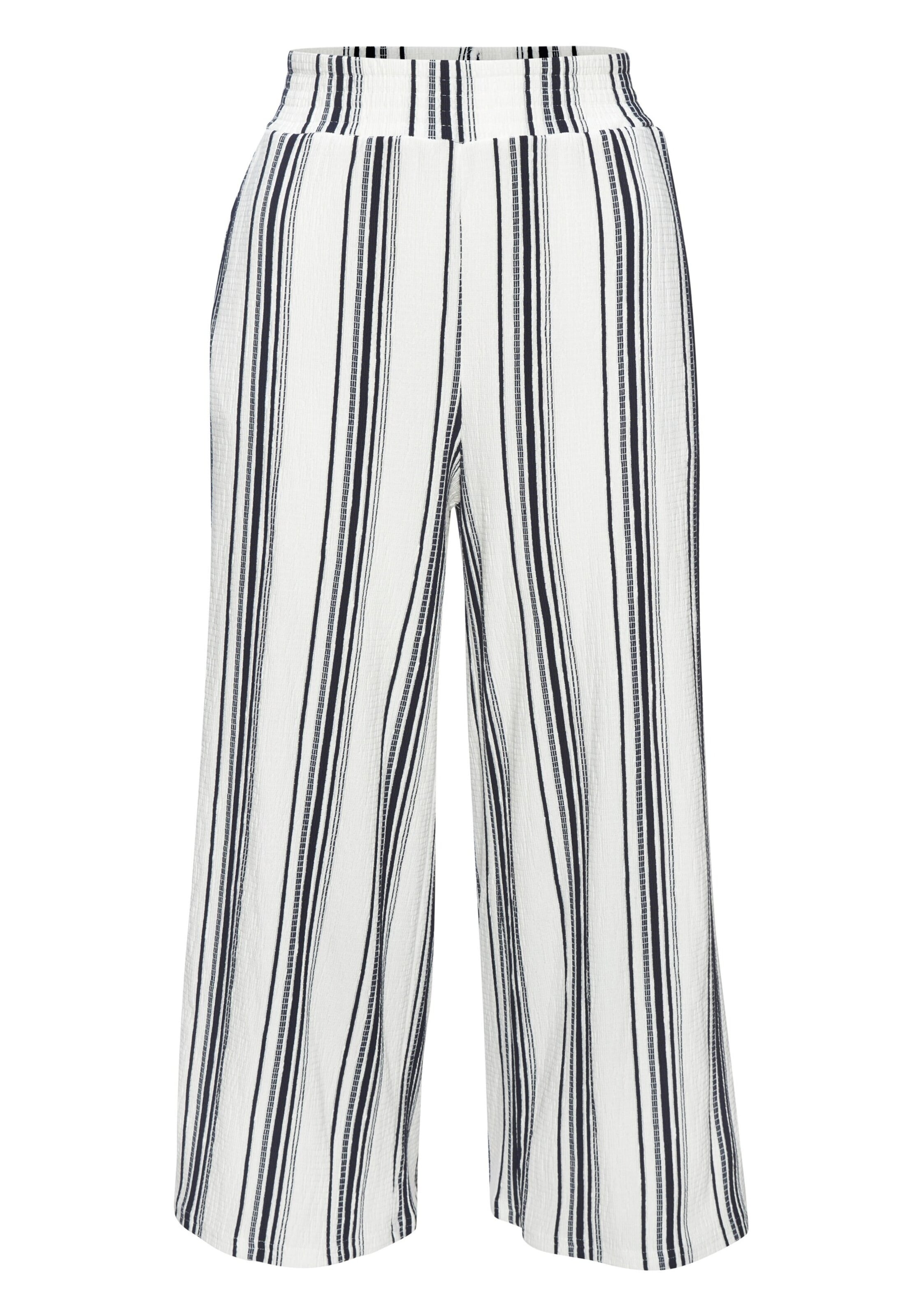 LASCANA Wide Leg Hose in Weiß: Vorderseite