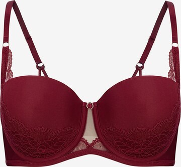 Marc & André Balconette Bra in Red: front