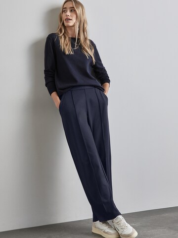Loosefit Pantalon à pince STREET ONE en bleu
