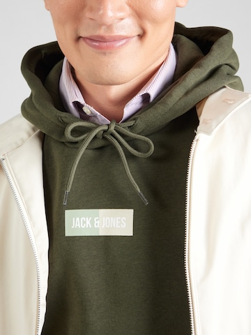 JACK & JONES Sweatshirt 'JJPAN' in Groen