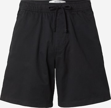 HOLLISTERregular Hlače - crna boja: prednji dio