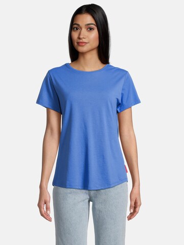 salzhaut Shirt 'Steentje' in Blauw: voorkant