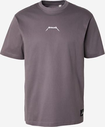 Only & Sons T-Shirt 'ONSMETALLICA' in Grau: Vorderseite