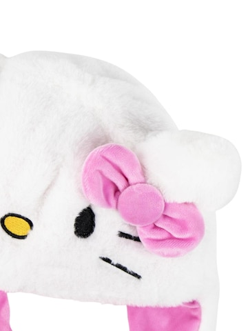 Cerdá Mütze 'Hello Kitty Punkte-Applikations-Mütze'‌ in Weiß