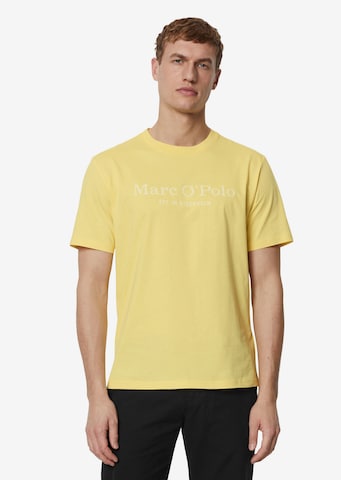 T-Shirt Marc O'Polo en jaune : devant