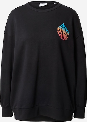 KnowledgeCotton Apparel Sweatshirt 'WATERAID' i svart: framsida