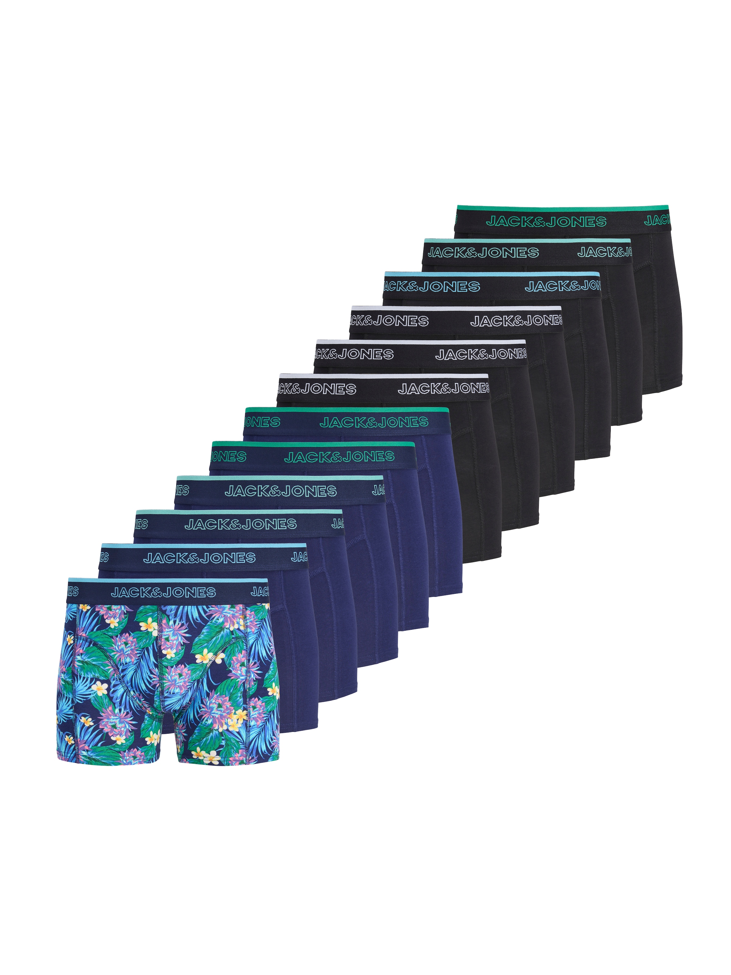 JACK & JONES Boxershorts 'JACAARON' in Blau: Vorderseite