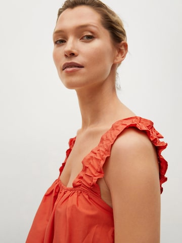 MANGO Letnia sukienka 'Delos' w kolorze czerwony
