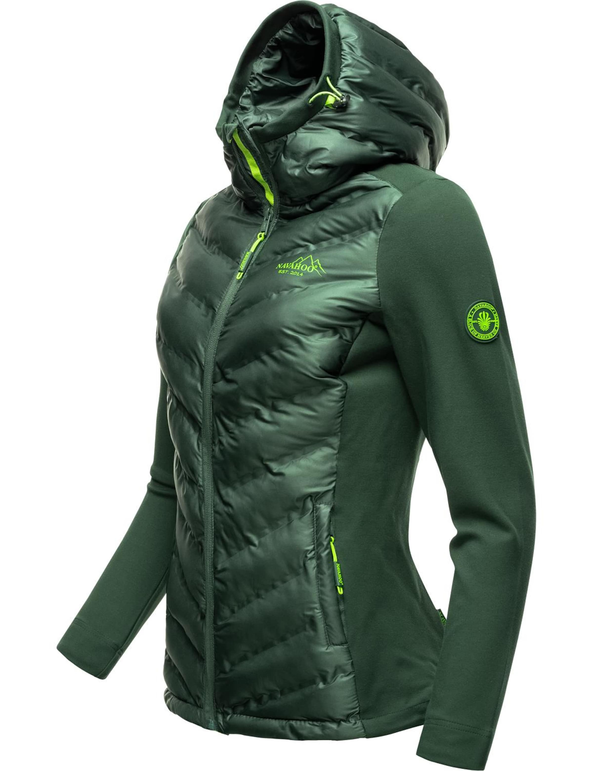 NAVAHOO Prechodná bunda 'Nimm Mich Mit' - Zelená