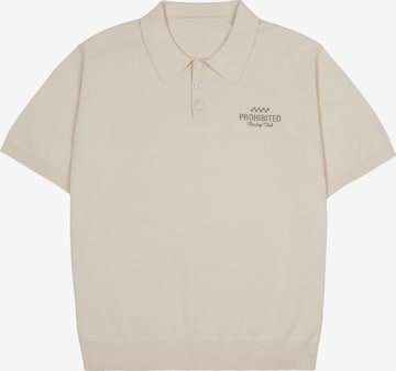 Pullover di Prohibited in beige: frontale