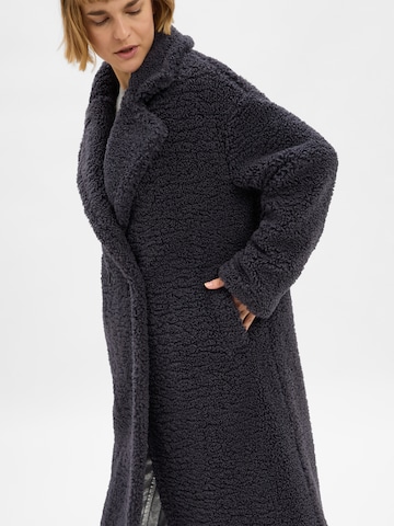 Marie Lund Between-seasons coat 'Elicia' in Grey