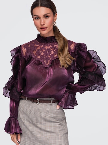 Ombre Blouse in Rood