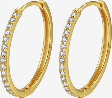 Hey Happiness Oorbel 'Big Sparkles' in Goud: voorkant