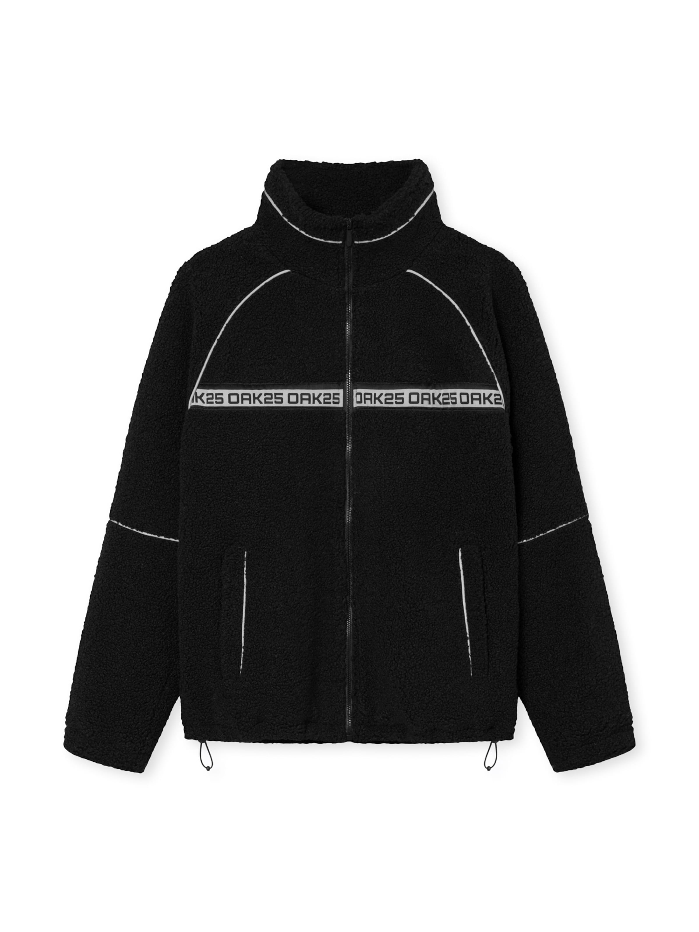 OAK25 Fleecetakki 'Everyday Fleece' värissä musta: etupuoli