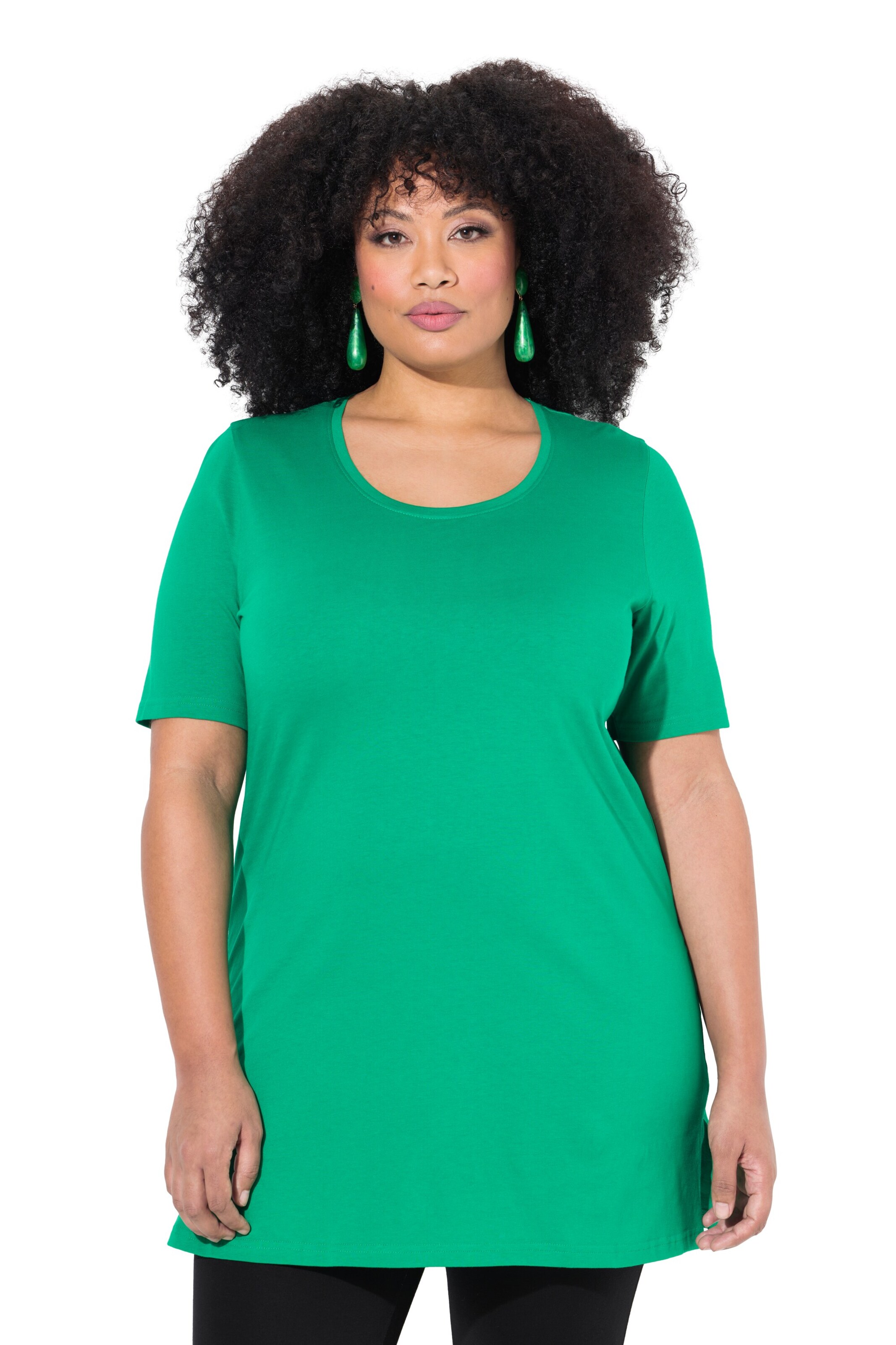 Ulla Popken Shirt in Grün: Vorderseite