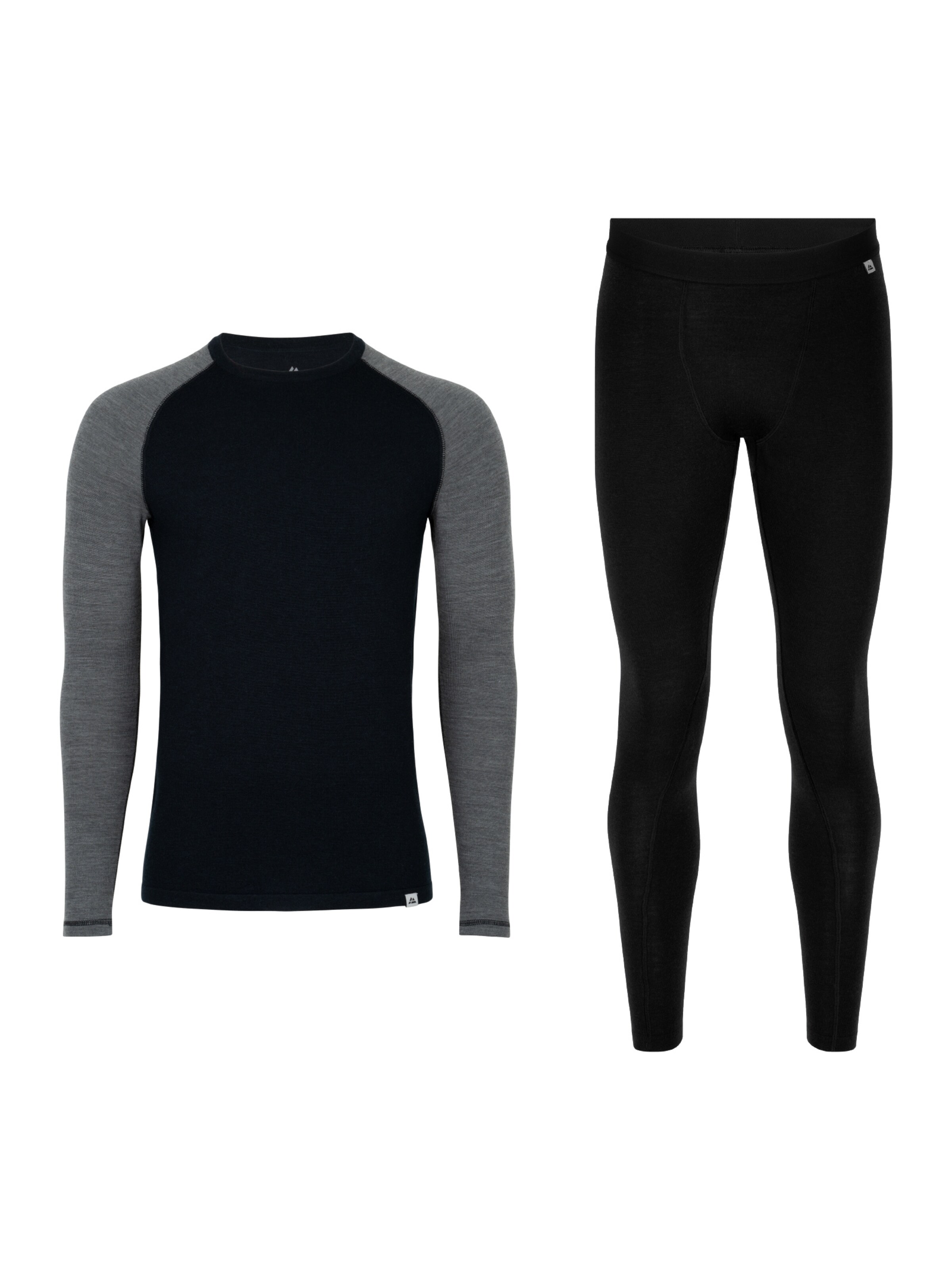 DANISH ENDURANCE Base layer 'Merino' in Black: front