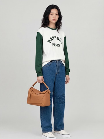 Mansour Shirt 'Paris College Baseball Longsleeve'‌‌‌‌ in Grün