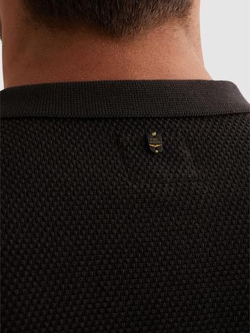 PME Legend - Jersey 'Polo shirt in 100% cotton with long sleeves' en gris