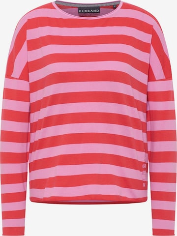 Elbsand Shirt 'Milia' in Roze: voorkant