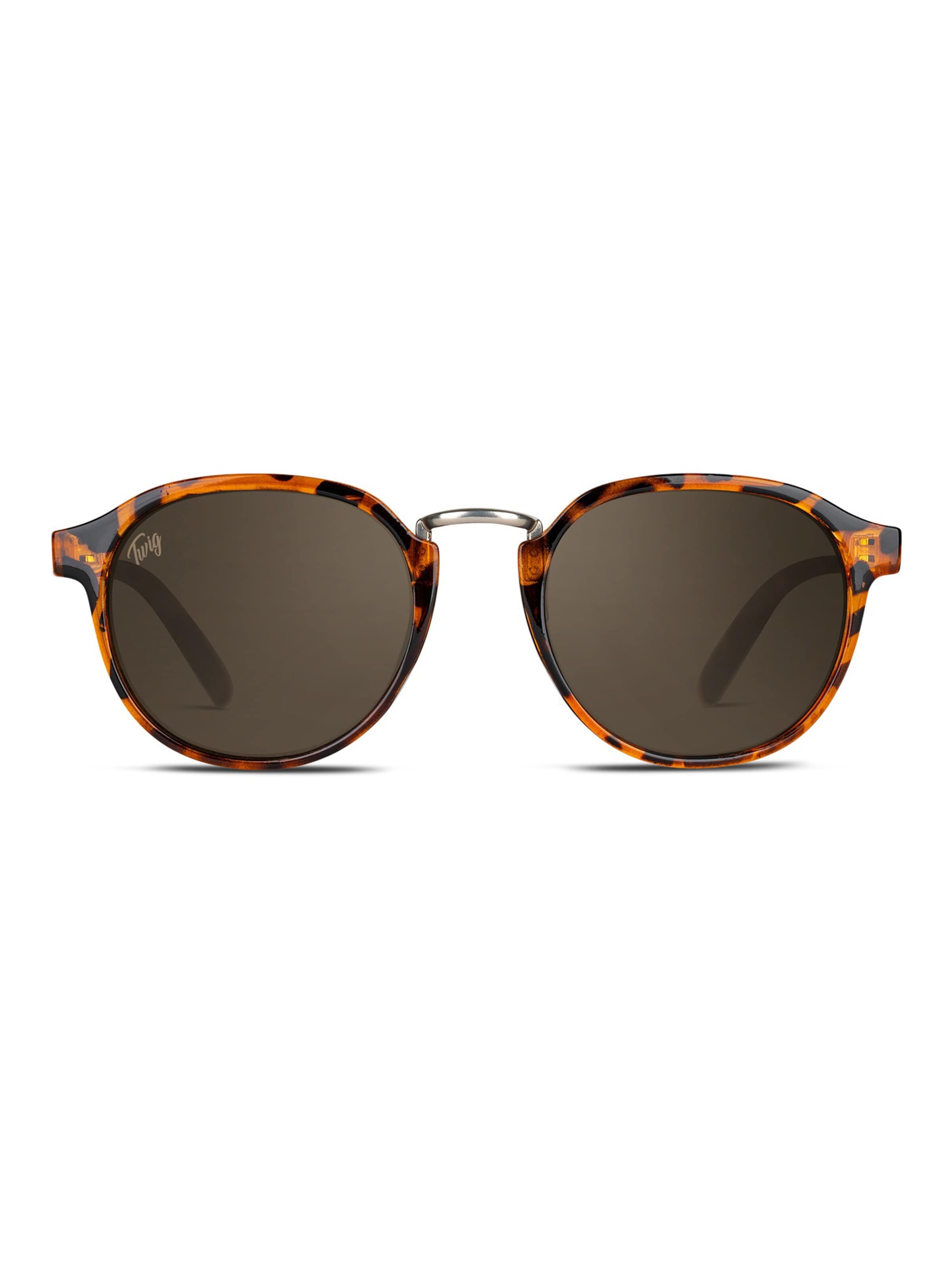 TWIG Concept Milano Zonnebril 'Bloom' in Bruin