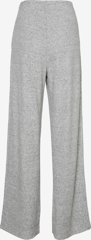 VERO MODA Wide Leg Hose in Grau