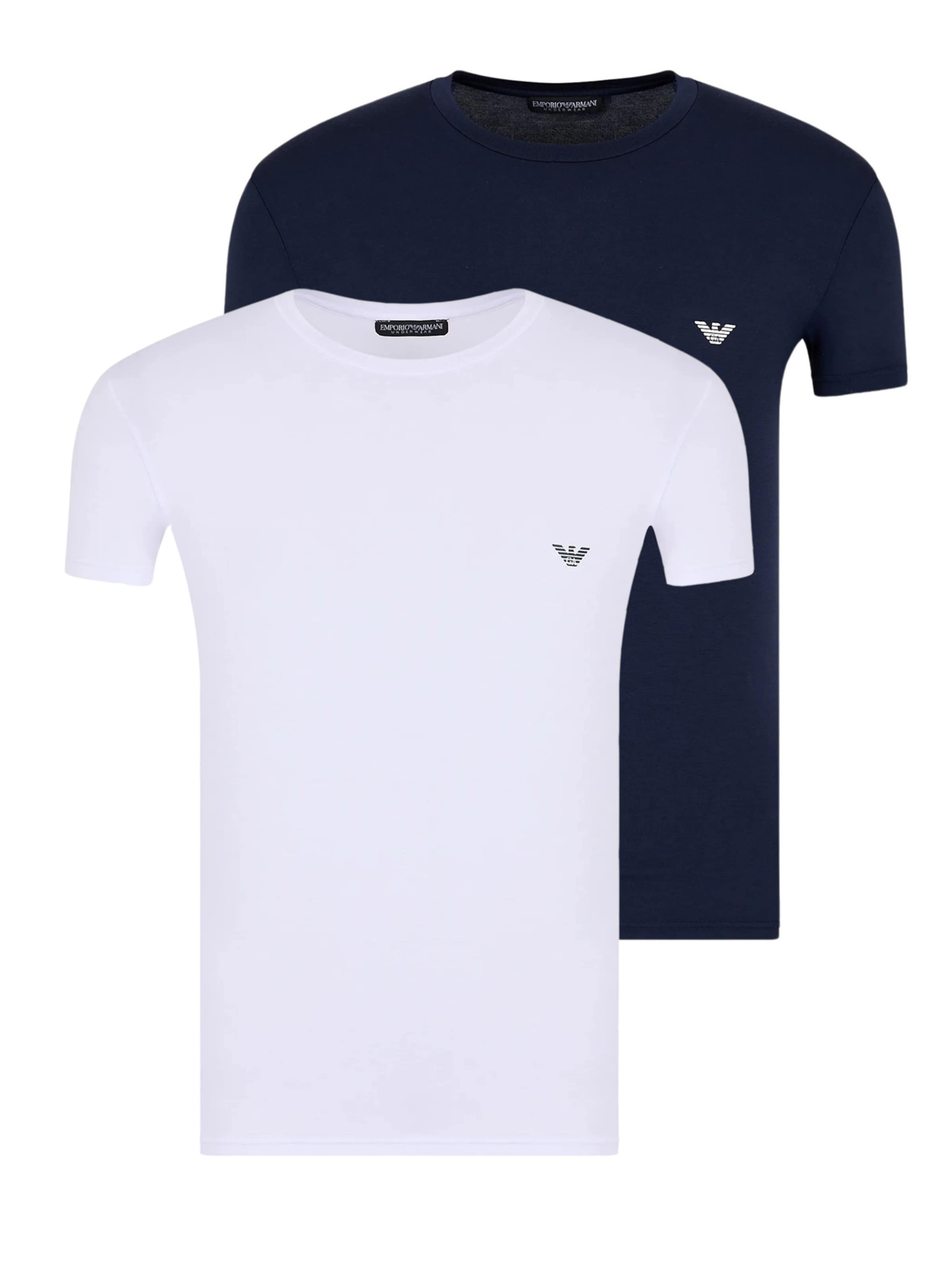 zils Emporio Armani T-Krekls: no priekšpuses