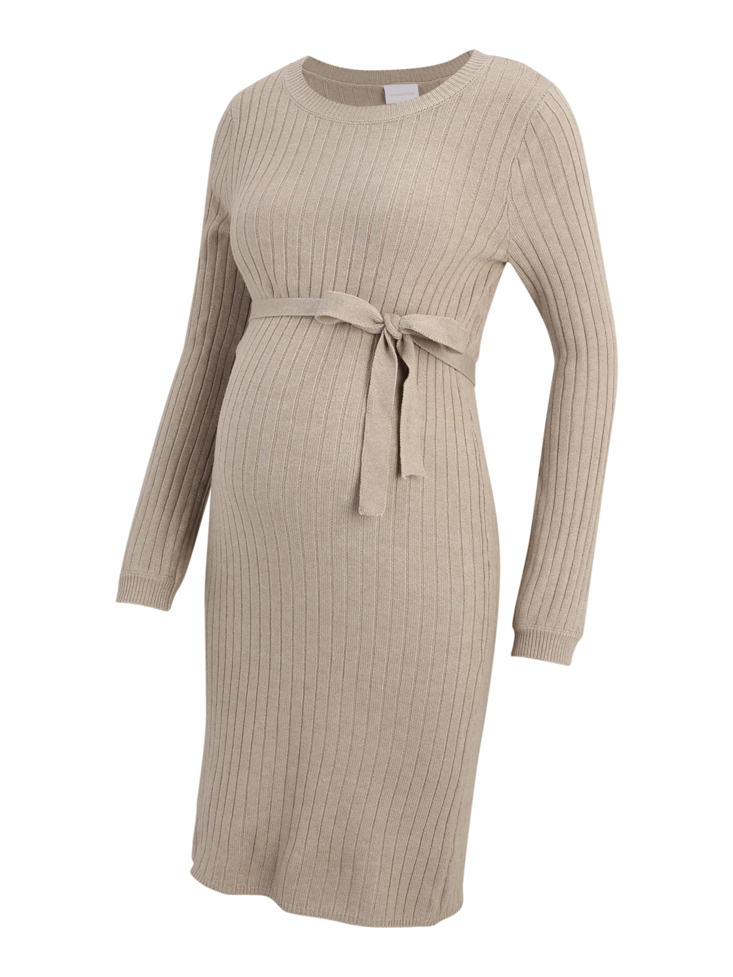 MAMALICIOUS Klänning 'MLRita' i beige: framsida