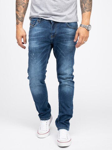 Indumentum Slim fit Jeans in Blue: front