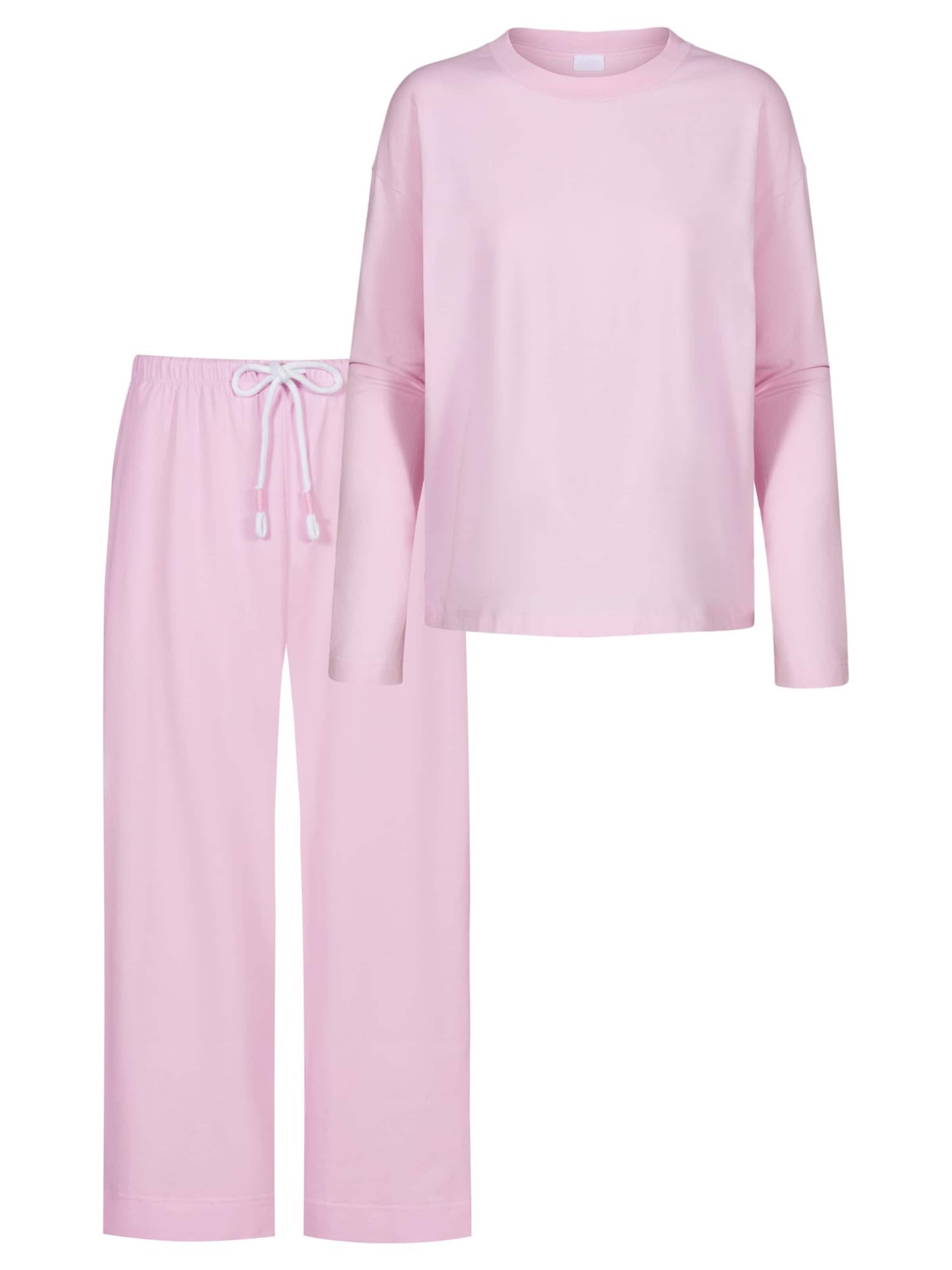 Mey Pyjama 'Solid Love'‌‌‌‌ in Pink: Vorderseite