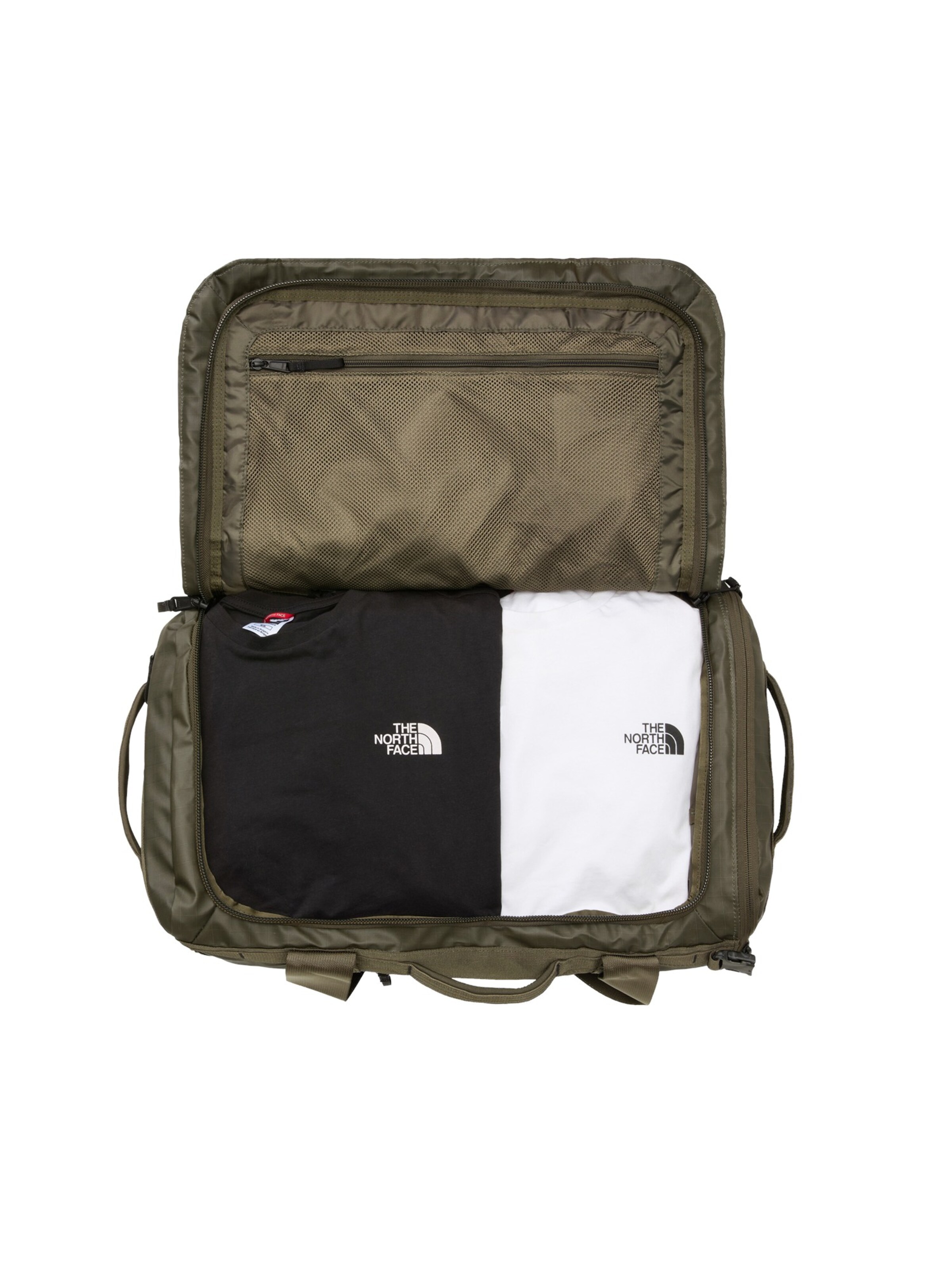 THE NORTH FACE Vabaajakott 'BASE CAMP VOYAGER DUFFEL 42L', värv roheline