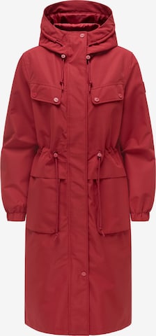 Cappotto di mezza stagione 'Kirschwind 14' di NAVAHOO in rosso: frontale